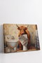 Wallity Ersyaıhyvn59 Pintura de lienzo decorativo Multicolor 50 x 70 cm